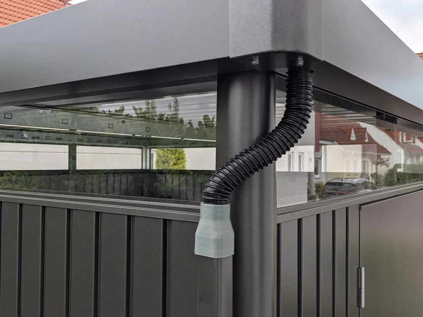 Đầu nối downpipe cho nhà kho sân vườn Biohort - Image 1
