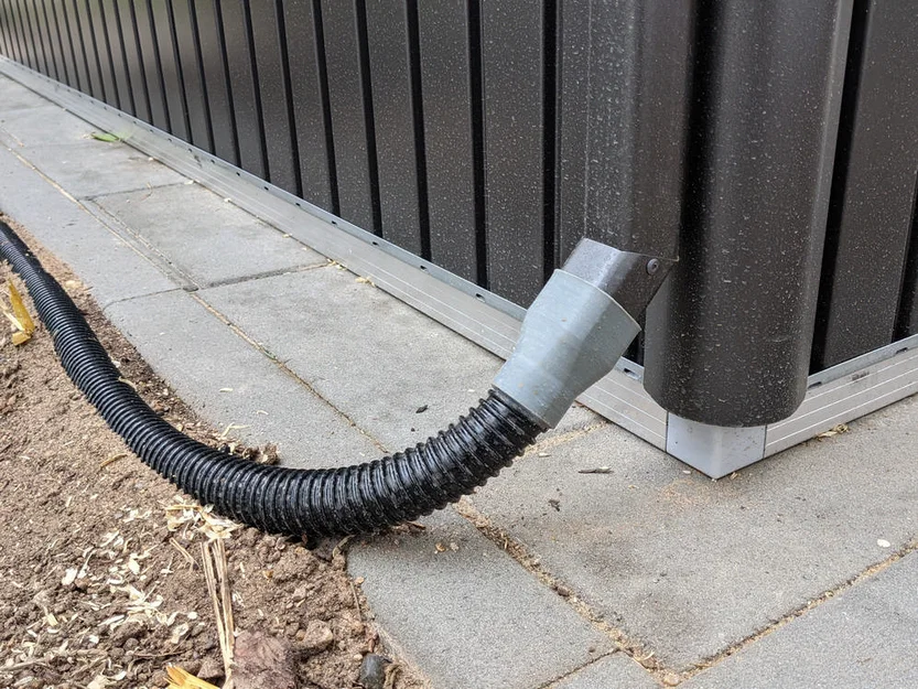 Đầu nối downpipe cho nhà kho sân vườn Biohort - Image 2