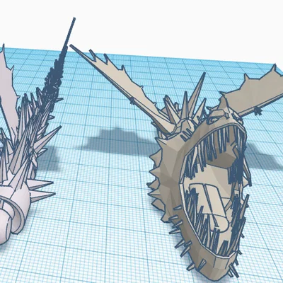 Mô hình rồng Screaming Death linh hoạt in 3D (Flexi Dragon)