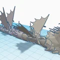 Mô hình rồng Screaming Death linh hoạt in 3D (Flexi Dragon) - Thumbnail 2