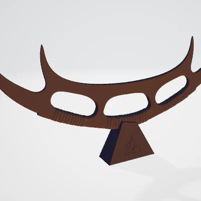 Bat'leth kèm đế trưng bày