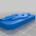 Móc khóa biểu tượng Vault Tec từ Fallout - File in 3D chất lượng - Thumbnail 1