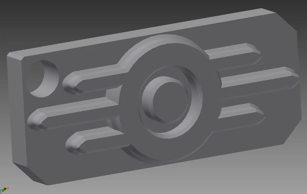 Móc khóa biểu tượng Vault Tec từ Fallout - File in 3D chất lượng - Image 3