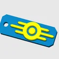 Móc khóa Vault-Tec Fallout - Phụ kiện in 3D độc đáo - Thumbnail 2