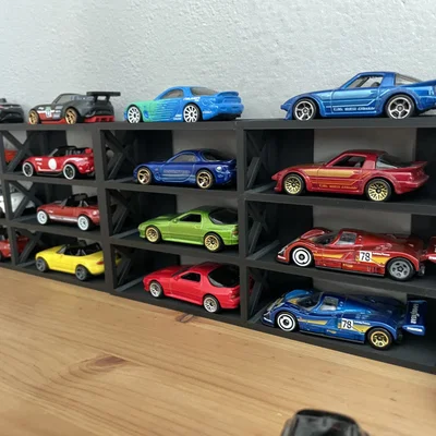 Kệ trưng bày Hot Wheels 3x2