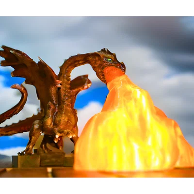 Đèn Rồng (Dragon lamp) – Mẫu đèn trang trí chi tiết cao
