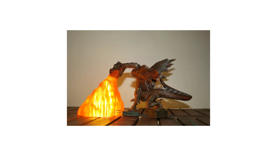 Đèn Rồng (Dragon lamp) – Mẫu đèn trang trí chi tiết cao - Image 2