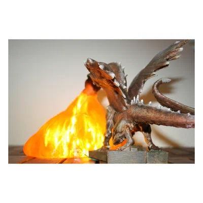 Đèn Rồng (Dragon lamp) – Mẫu đèn trang trí chi tiết cao