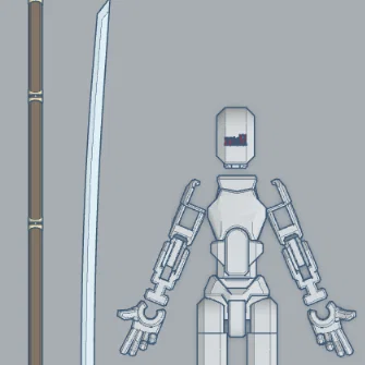 Mô hình Naginata chi tiết dành riêng cho Dummy 13
