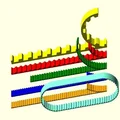 Dây đai răng (Timing Belt) tham số cho OpenSCAD - Thumbnail 1