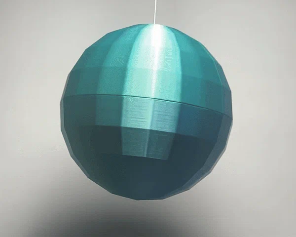 Quả cầu Disco (Disco Ball) in 3D lắp ráp không cần keo - Image 1