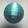 Quả cầu Disco (Disco Ball) in 3D lắp ráp không cần keo - Thumbnail 1