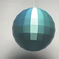 Quả cầu Disco (Disco Ball) in 3D lắp ráp không cần keo - Thumbnail 3