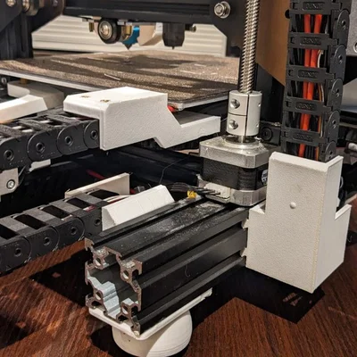 Ender 3 Micro Swiss DD - Mount Drag Chain/Cable Chain