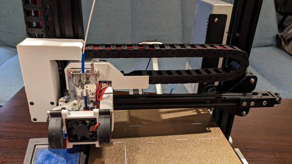 Ender 3 Micro Swiss DD - Mount Drag Chain/Cable Chain - Image 3