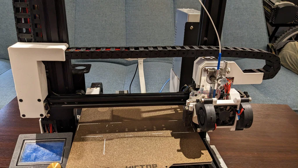 Ender 3 Micro Swiss DD - Mount Drag Chain/Cable Chain - Image 4