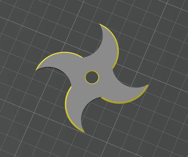 Mô hình phi tiêu Ninja Star 3D - Đồ chơi in 3D độc đáo - Image 1