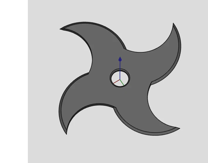 Mô hình phi tiêu Ninja Star 3D - Đồ chơi in 3D độc đáo - Image 2