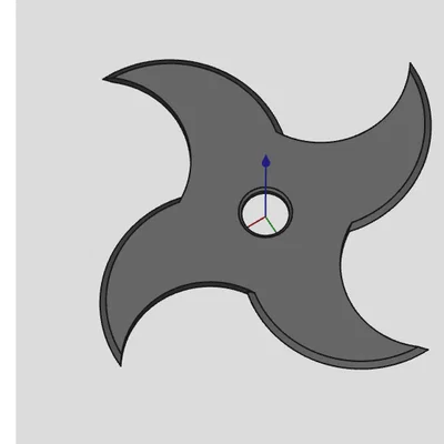 Mô hình phi tiêu Ninja Star 3D - Đồ chơi in 3D độc đáo