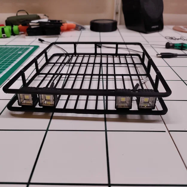 Giá nóc (Roof Rack) cho Tamiya Land Rover Defender 90 - Image 1