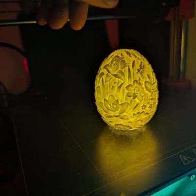 Trứng Phục Sinh gắn Tealight (Easter Egg with Tealight)