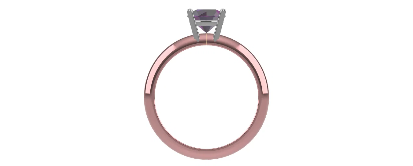 Mẫu nhẫn đính hôn Athena - Thiết kế tinh xảo dành cho in 3D trang sức - Image 3