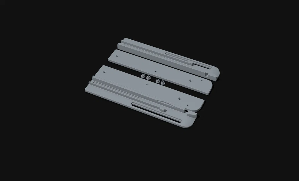 Tấm shim/spacer cho tủ Festool SYS-AZ (systainer³ drawer rail m4 7mm Pro) - Image 1