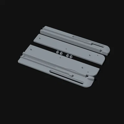 Tấm shim/spacer cho tủ Festool SYS-AZ (systainer³ drawer rail m4 7mm Pro)