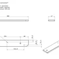 Tấm shim/spacer cho tủ Festool SYS-AZ (systainer³ drawer rail m4 7mm Pro) - Thumbnail 2