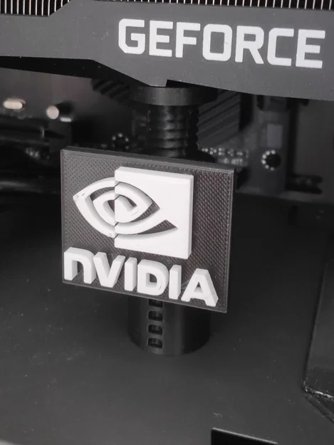 Gá đỡ chống xệ VGA Rumix – logo Nvidia/AMD/Cloud, chỉnh độ dài - Image 1