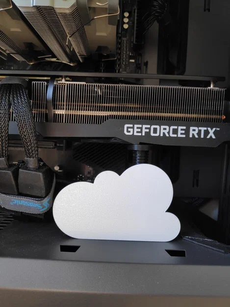 Gá đỡ chống xệ VGA Rumix – logo Nvidia/AMD/Cloud, chỉnh độ dài - Image 2