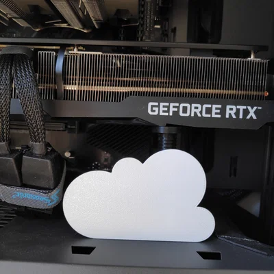 Gá đỡ chống xệ VGA Rumix – logo Nvidia/AMD/Cloud, chỉnh độ dài