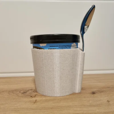 Giá đỡ ly Ben & Jerry's kèm ngăn để muỗng (Slim)