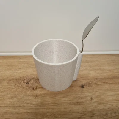 Giá đỡ ly Ben & Jerry's kèm ngăn để muỗng (Slim)