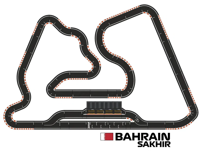 Racing Circuits - building kit - Bahrain Sakhir Grand Prix - Image 1