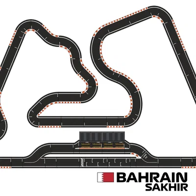 Racing Circuits - building kit - Bahrain Sakhir Grand Prix