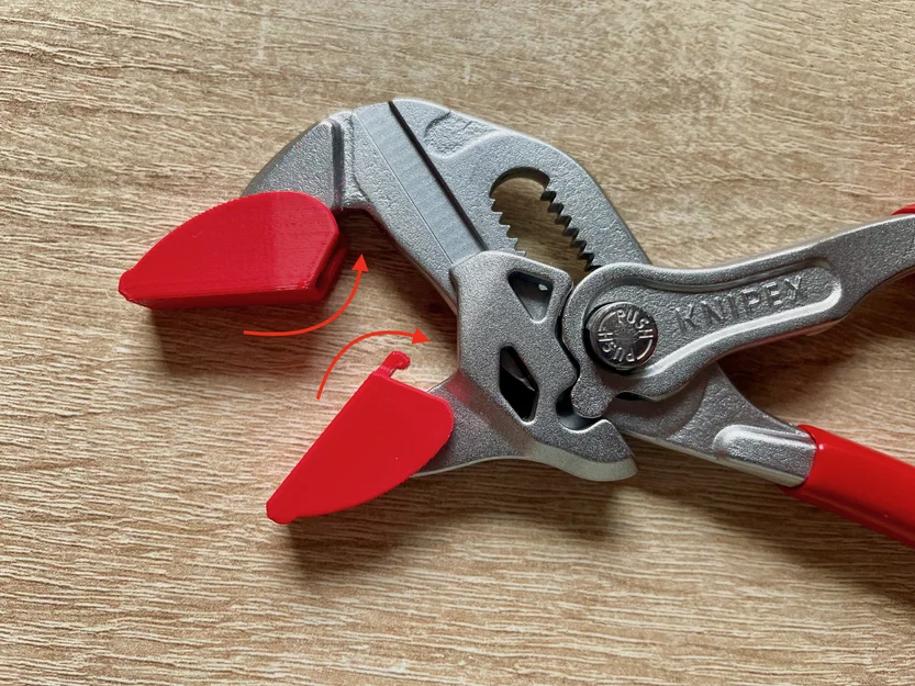 Ốp bảo vệ ngàm kìm Knipex kèm kẹp giữ (clips) - Image 2