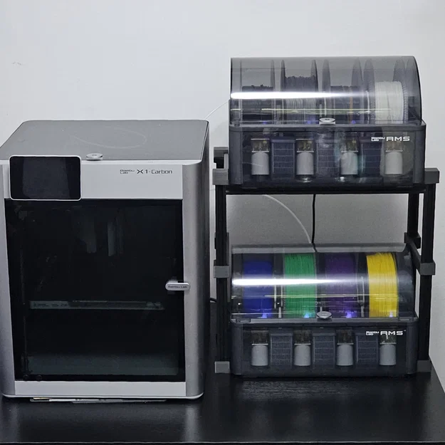 Giằng hông cho kệ AMS 2 tầng, tùy chọn kẹp build plate - Image 4