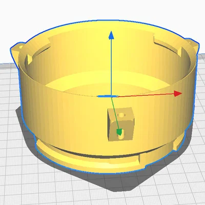 Spacer tháp thủy canh kèm ngàm M3 (Hydroponic Tower Spacer with M3 Supports)
