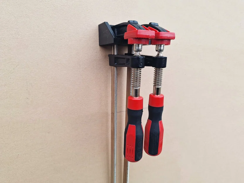 Giá treo kẹp gỗ Parkside (Clamp Holder) gọn gàng cho xưởng mộc - Image 1
