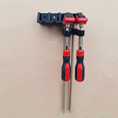 Giá treo kẹp gỗ Parkside (Clamp Holder) gọn gàng cho xưởng mộc
