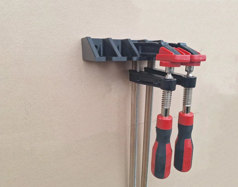 Giá treo kẹp gỗ Parkside (Clamp Holder) gọn gàng cho xưởng mộc - Image 4