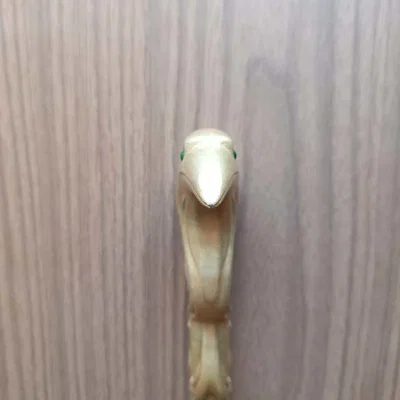 Chụp đầu gậy & ferrule đầu quạ (cosplay Kaz Brekker bản Netflix)