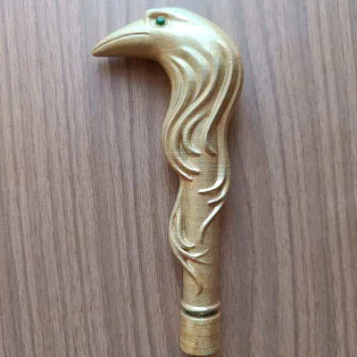 Chụp đầu gậy & ferrule đầu quạ (cosplay Kaz Brekker bản Netflix)