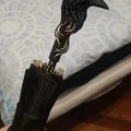 Tay cầm dù hình con quạ 3D (Umbrella Handle Crow) độc đáo - Thumbnail 1