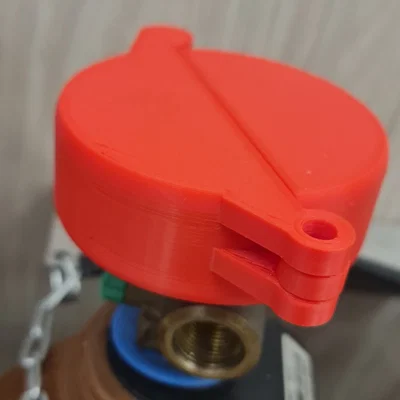 Thiết bị khóa van bình khí (Gate Valve Lockout) - In 3D an toàn