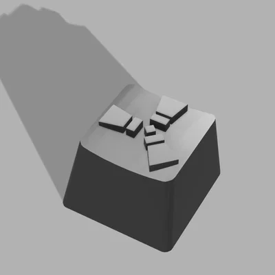 Mẫu keycap Rust Game 3D độc đáo cho bàn phím cơ