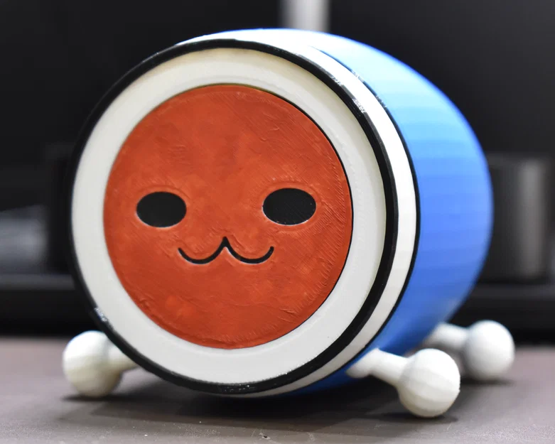 Articulated Don-Chan (Don Wada) – Mô hình 3D in được, nhiều mặt & khớp - Image 3