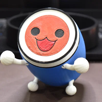 Articulated Don-Chan (Don Wada) – Mô hình 3D in được, nhiều mặt & khớp