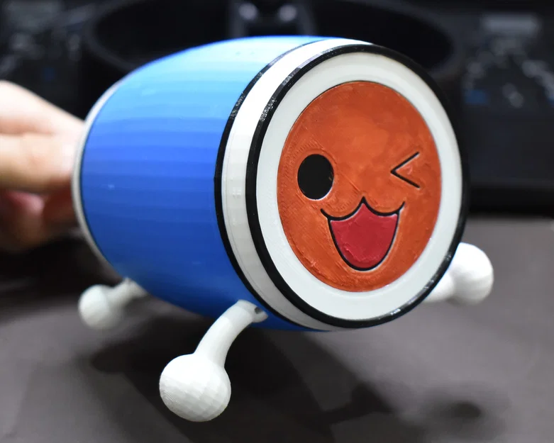 Articulated Don-Chan (Don Wada) – Mô hình 3D in được, nhiều mặt & khớp - Image 5